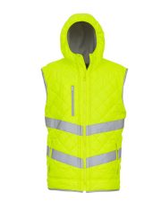 Yoko - YK026 - HI-VIS KENSINGTON HOODED GILET - Image 4