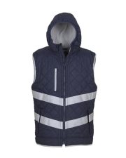 Yoko - YK026 - HI-VIS KENSINGTON HOODED GILET - Image 2