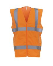 Yoko - YK027 - LADIES HI-VIS EXECUTIVE WAISTCOAT - Image 3