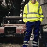 Yoko - YK031 - HI-VIS 1/4 ZIP SWEATSHIRT