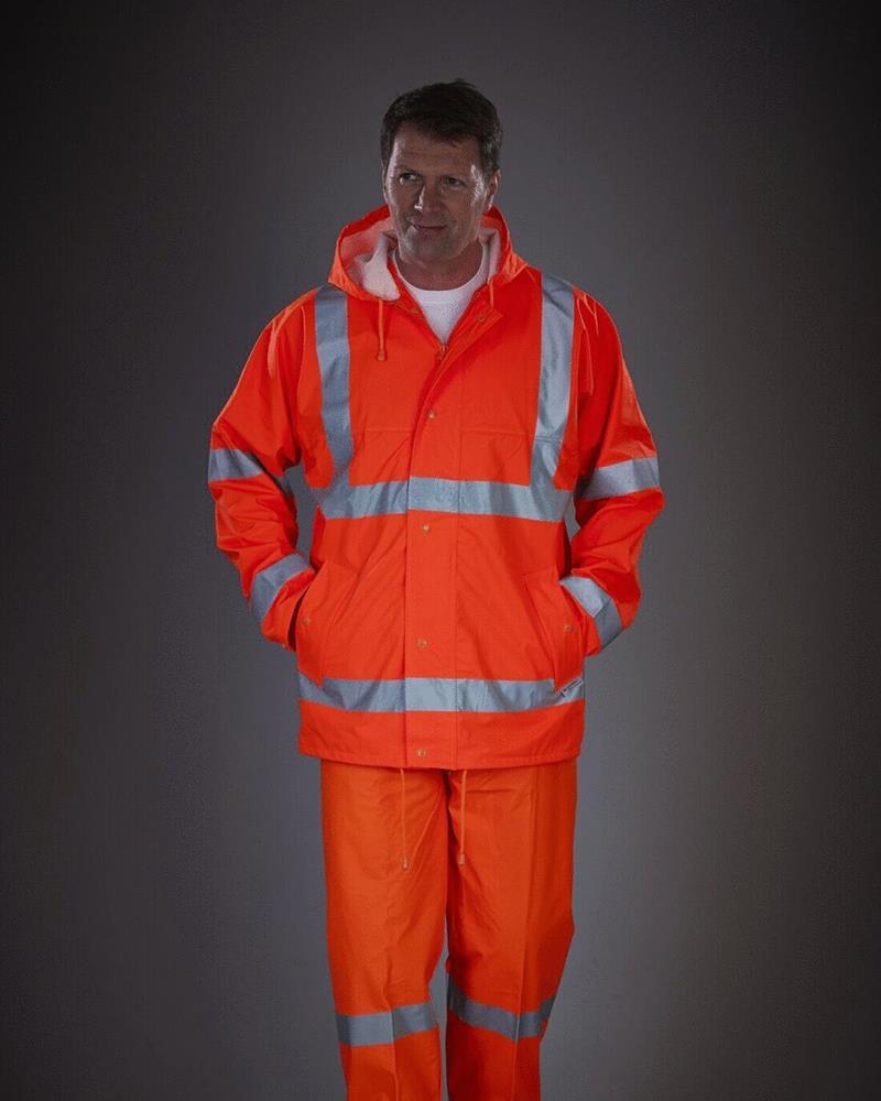 YK036M Yoko - YK036 - HI-VIS SOFT FLEX U-DRI JACKET - Image 1