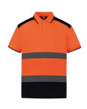 Yoko - YK038 - HI-VIS 2 TONE POLOS - Image 3