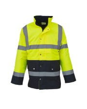 Yoko - YK048 - HI-VIS TWO TONE MOTORWAY JACKET - Image 3