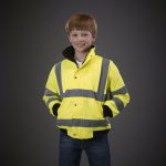 Yoko - YK051B - HI-VIS KIDS BOMBER JACKET