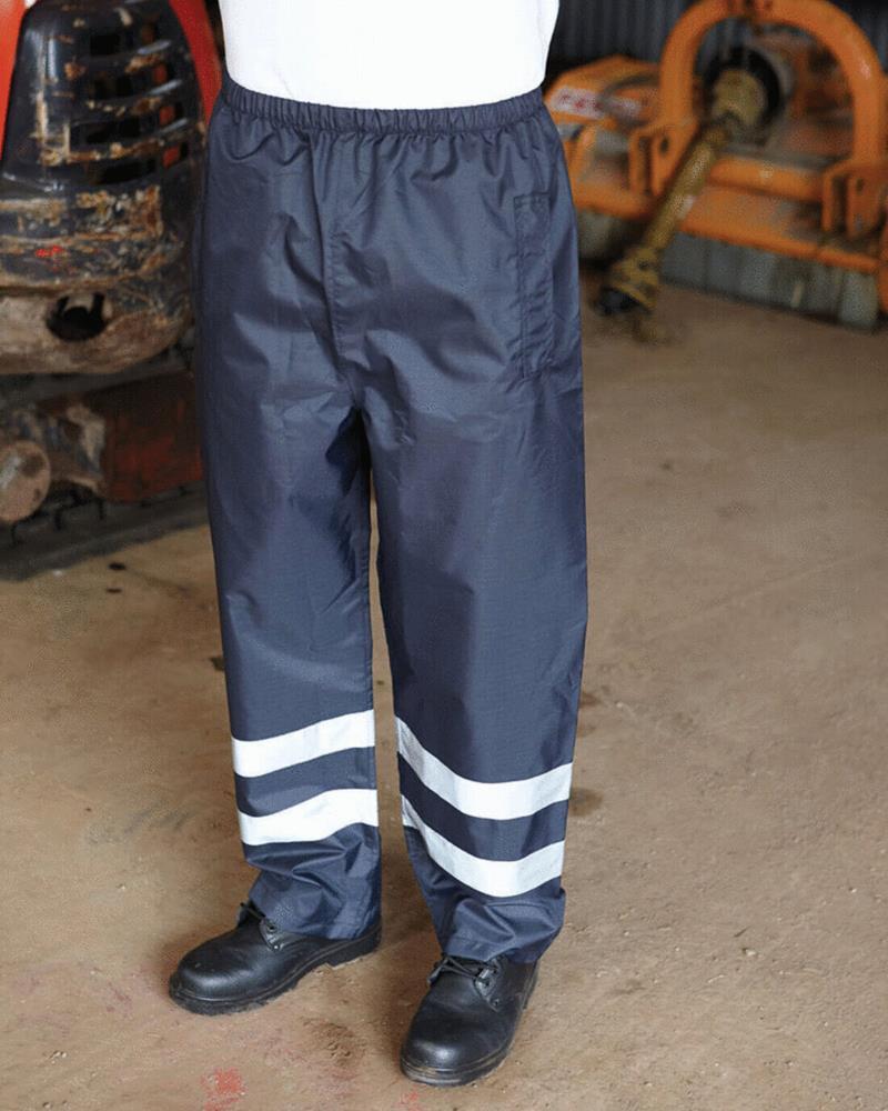 YK070M Yoko - YK070 - HI-VIS WATERPROOF OVERTROUSERS - Image 1