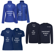 Women's Worker Bundle 8PC for Single Employee Polo SS92 Sweatshirt RX301 Softshell RG628 - Image 2
