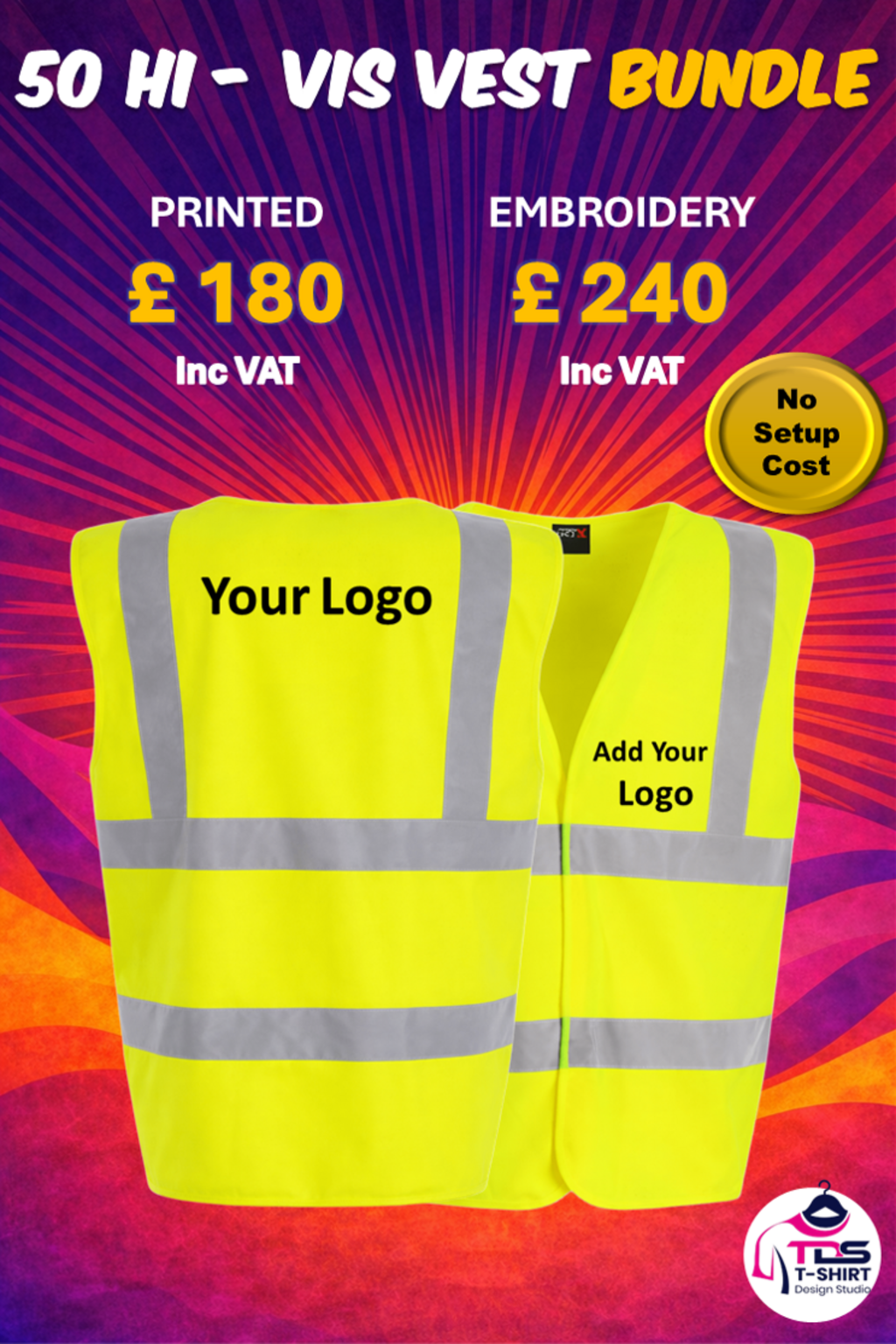 50 RX700 50 X Pro RTX High Visibility Vest Bundle RX700 - Image 1