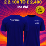 500 X Fruit of the Loom Original T-Shirts Bundle SS22
