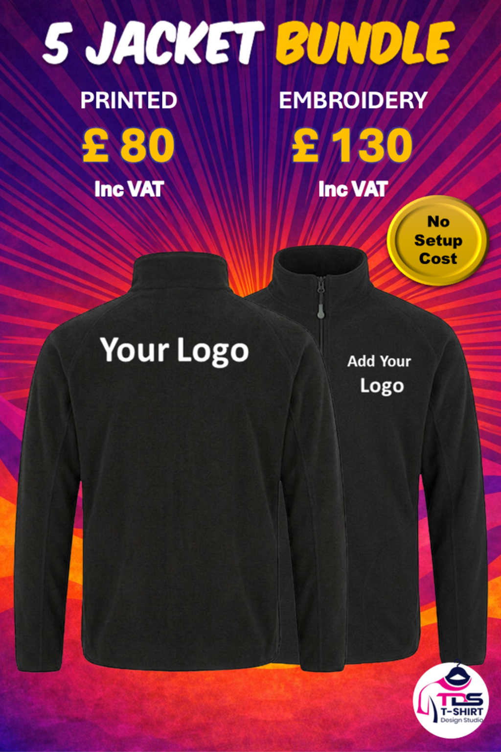 5X R907 5 X Result Classic Full Zip Fleece Jackets R907 Bundle - Image 1