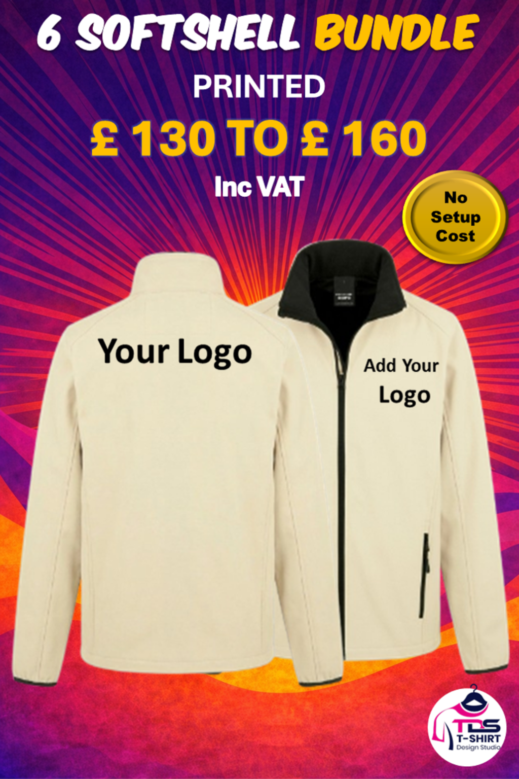 6 X R231 6 X Result Classic Softshell Jackets with RECYCLED fleece inner R231 Bundle - Image 1
