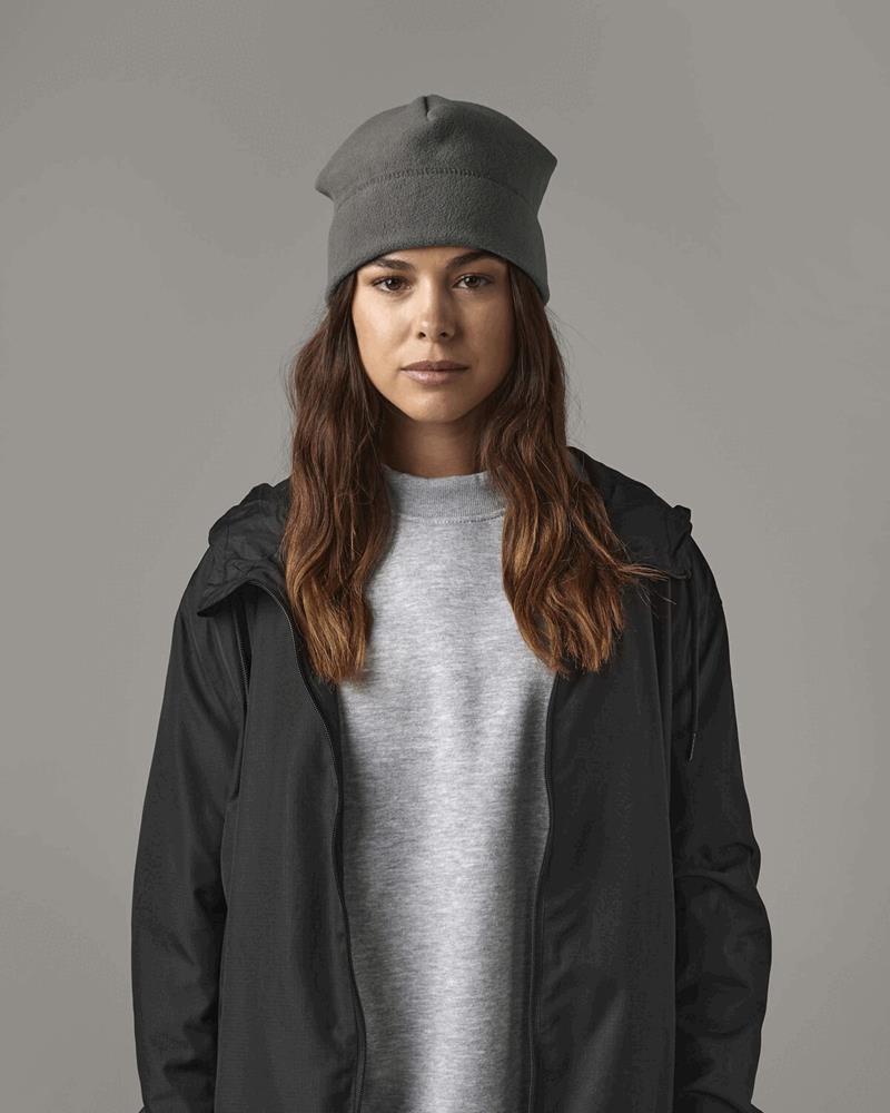 BB244R Beechfield - B244R - RECYCLED FLEECE PULL ON BEANIE - Image 1