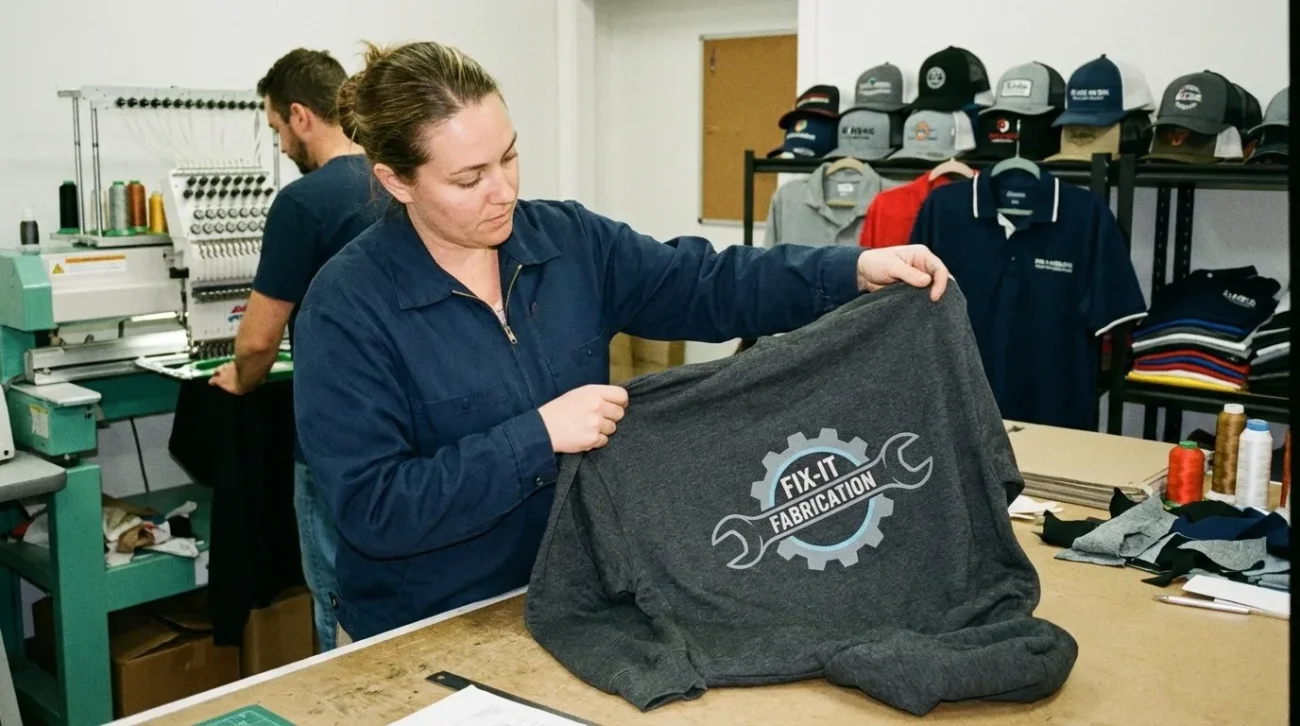 Logo Placement Workwear Branding