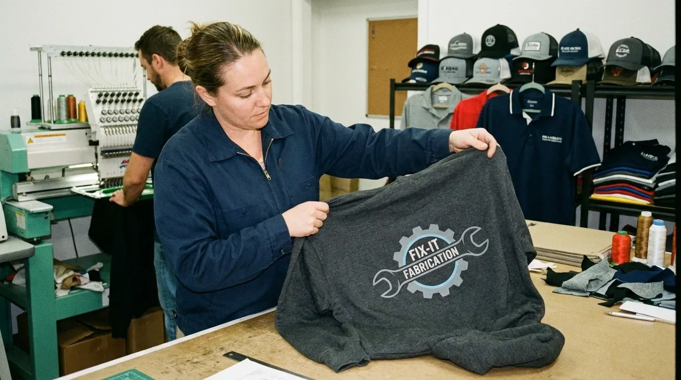 Logo Placement Workwear Branding