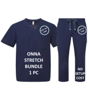 Men's Onna-Stretch Scrubs Bundle Tunic NN200 Cargo Pant NN500 - Image 2