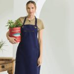 Premier Workwear -  PR121 - BARLEY CONTRAST STITCH BIB APRON