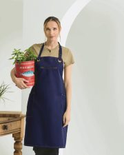 Premier Workwear -  PR121 - BARLEY CONTRAST STITCH BIB APRON