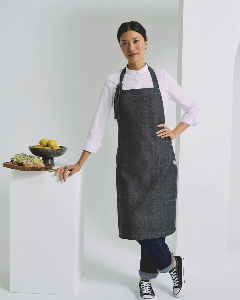 PR122M Premier Workwear - PR122 - REGENERATE BIB APRON - Image 1