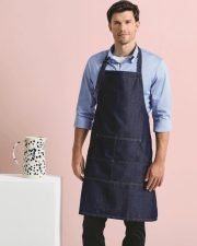 Premier Workwear - PR126 - JEANS STITCH DENIM BIB APRON