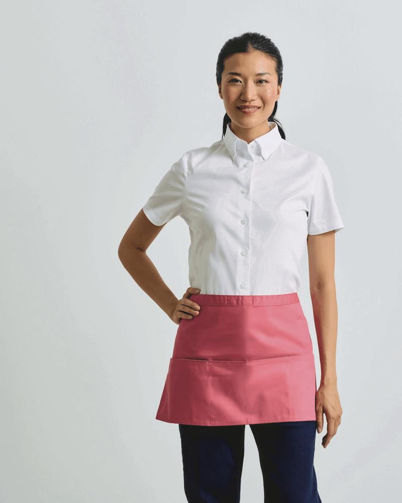 PR155M Premier Workwear - PR155 - COLOURS COLLECTION THREE POCKET APRON - Image 1