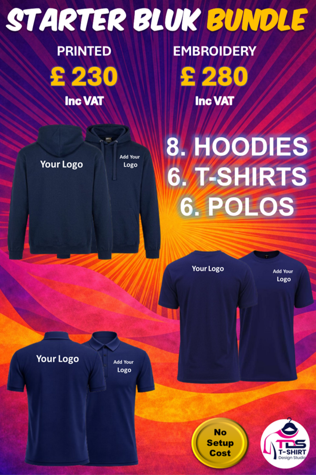 Picture581 (1) Starter Bundle 20PC– Hoodie RX350 Polo T-Shirt RX101 T-Shirt SS144 - Image 1
