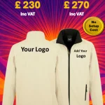 10 X Result Mens Printable Softshell With Recycled Fleece Inner R231 Bundle