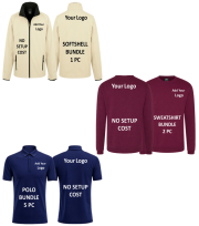 Starter Bundle 8PC for Single Employee Polos RX101 Sweatshirt RX301 Softshell R231 - Image 2