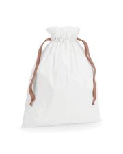 Westford Mill - W121 - COTTON GIFT BAG WITH RIBBON DRAWSTRING - Image 3
