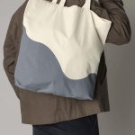 Westford Mill - W235 - ORGANIC WAVE PRINT MAXI TOTE