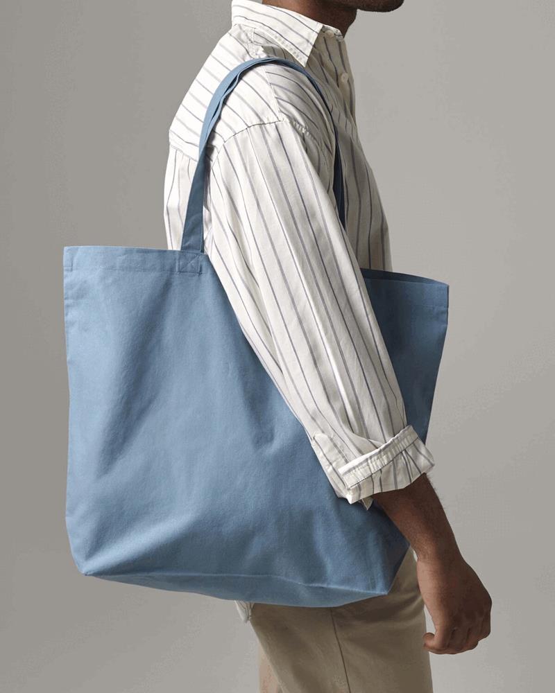 W285M Westford Mill - W285 - ORGANIC NATURAL DYED MAXI BAG FOR LIFE - Image 1