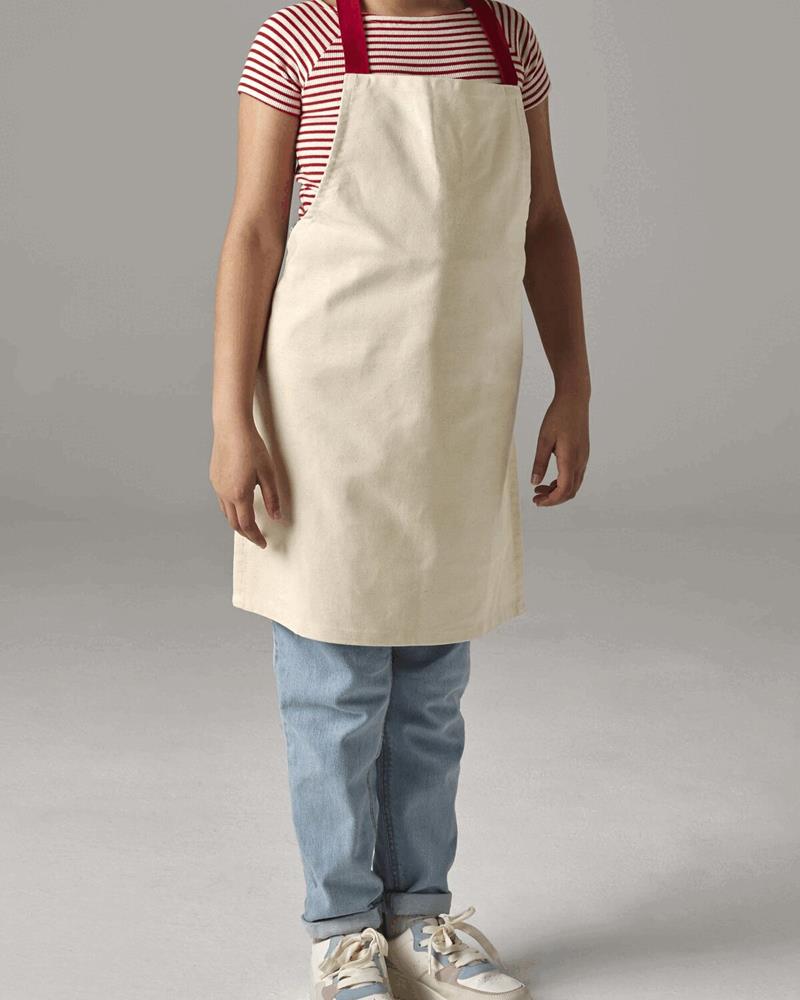 W362M Westford Mill - W362B - FAIRTRADE JUNIOR CRAFT APRON - Image 1