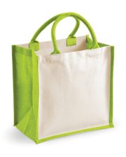 Westford Mill - W421 - PRINTERS MIDI JUTE TOTE - Image 6
