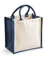 Westford Mill - W421 - PRINTERS MIDI JUTE TOTE - Image 2
