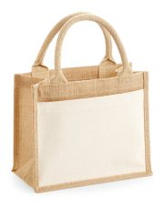 Westford Mill - W425 - COTTON POCKET JUTE GIFT BAG - Image 2