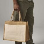 Westford Mill - W427 - COTTON POCKET JUTE SHOPPER