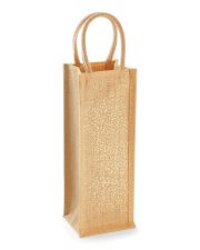 Westford Mill - W433 - SHIMMER JUTE BOTTLE BAG - Image 2