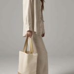 Westford Mill - W450 - JUTE BASE CANVAS SHOPPER