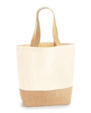Westford Mill - W450 - JUTE BASE CANVAS SHOPPER - Image 2