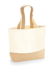 Westford Mill - W451 - JUTE BASE CANVAS TOTE - Image 2