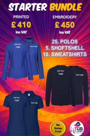Women's Worker Bundle 40PC for Single Employee Polo SS92 Sweatshirt RX301 Softshell RG628