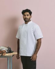 Premier Workwear - PR657 - SHORT SLEEVE CHEFS JACKET