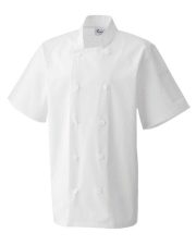 Premier Workwear - PR657 - SHORT SLEEVE CHEFS JACKET - Image 4