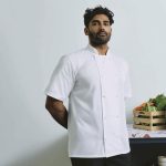Premier Workwear - PR664 - STUD SHORT SLEEVE CHEF JACKET