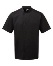 Premier Workwear - PR900 - CHEFS ESSENTIAL SHORT SLEEVE JACKET - Image 2