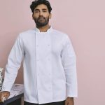 Premier Workwear - PR903 - CHEFS COOLCHECKER LONG SLEEVE JACKET