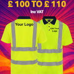 5 X  Hi-Vis Pro RTX Polo Workwear Bundle RX710
