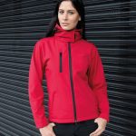 Result - R230F - LADIES TX PERFORMANCE HOODED SOFTSHELL JACKET