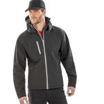 Result - R230 - MENS RECYCLED HOODED SOFTSHELL