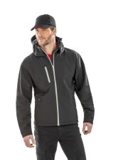 Result - R230 - MENS RECYCLED HOODED SOFTSHELL
