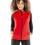 Result - R232F - LADIES PRINTABLE SOFTSHELL BODYWARMER with RECYCLED fleece inner