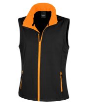 Result - R232F - LADIES PRINTABLE SOFTSHELL BODYWARMER with RECYCLED fleece inner - Image 3